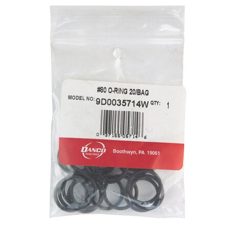 Lavelle Industries Danco 51/64 in. D X 41/64 in. D Rubber O-Ring 20 pk 35714W